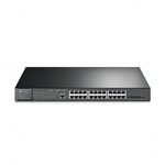 TP-Link Omada JetStream 28-port Gigabit L2+ Smart PoE+ preklopnik (Switch), 24×G-LAN, 4×10G SFP+, RJ45/microUSB console, 19" SG3428XMP