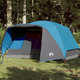 vidaXL Šator za kampiranje za 4 osoba plavi 350x280x155 cm taft 190T