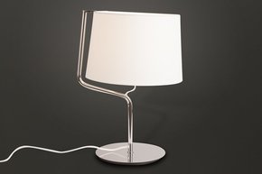 MAXLIGHT T0030 | Chicago Maxlight stolna svjetiljka 46cm s prekidačem 1x E27 krom