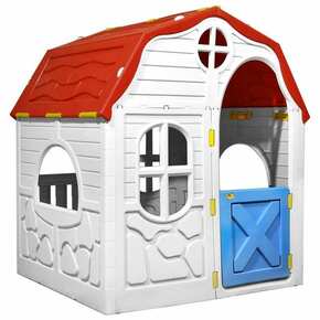 Dječja sklopiva kućica za igru s vratima i prozorima