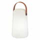Bijela/smeđa LED stolna lampa (visina 21 cm) Collgar – Fischer &amp; Honsel