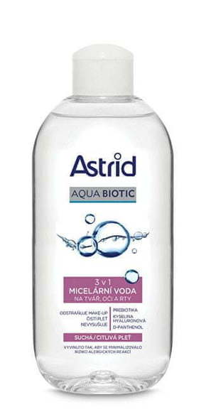 Astrid Aqua Biotic 3in1 Micellar Water micelarna voda za suhu kožu Dry/Sensitive Skin 200 ml za žene
