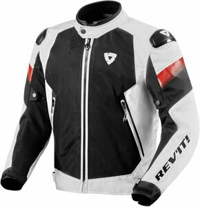Rev'it! Jacket Control Air H2O White/Black XL Tekstilna jakna