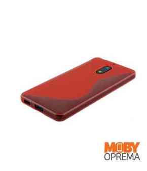 Nokia 8 crvena silikonska maska
