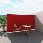 vidaXL Bočna tenda za dvorište terasu 160 x 300 cm Crvena