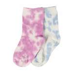 Gina Tricot Mini Čarape sivkasto plava / ljubičasta / bijela