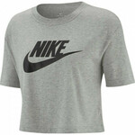 Ženska majica Nike Sportswear Essential Crop Icon W - dark grey heather/black