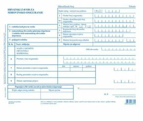 Obrazac M-2P/E prijava o prestanku osiguranja PK10