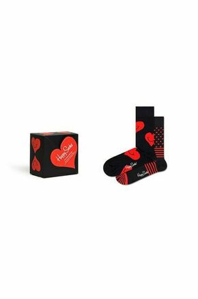Happy Socks Čarape crvena / crna
