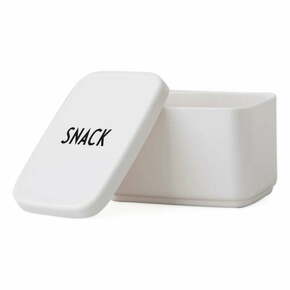 Bijela kutija za grickalice Design Letters Snack