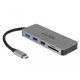 Docking station DELOCK, USB-C na USB-C, 1 x USB 3.0, 2 x USB 2.0, HDMI, SD card reader, za mobilne uređaje