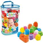 Clemmy: Meki šareni građevinski blokovi za bebe, set od 20 komada - Clementoni