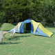 vidaXL Šator za kampiranje za 6 osoba plavo-žuti