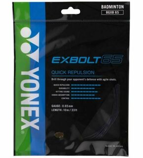 Žice za badminton Yonex Exbolt 65 (10 m) - black