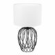 EGLO 43652 | Nimlet Eglo stolna svjetiljka 51,5cm sa prekidačem na kablu 1x E27 crno, bijelo