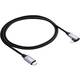 Akyga USB kabel USB-C® utikač, Apple Lightning utikač 1 m crna AK-USB-56