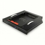 Nosač za hard disk Axagon RSS-CD12 za ugradnju 2.5" HDD SSD na 12.7mm CD DVD ladicu laptopa