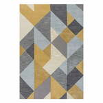 Sivo-žuti tepih Flair Rugs Icon, 160 x 230 cm