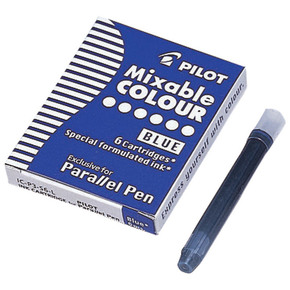 Tinta za nalivpero patrone Parallel pen pk6 Pilot plava