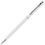 Olovka kemijska metalna+touch pen New Orleans bijela