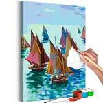 Slika za samostalno slikanje - Claude Monet: Fishing Boats 40x60