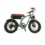 Bezior XF001 Plus retro električni bicikl - Crna - 1000W - 17.5aH