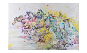 Slika Canvas Colorful Horses 120x80cm