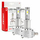 AMiO X2 Series H3 LED Headlight žarulje - do 395% više svjetla - 6500KAMiO X2 Series H3 LED Headlight bulbs - up to 395% more light - 6500K H3-X2-02971