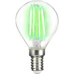 LightMe LM85312 LED Energetska učinkovitost 2021 B (A - G) E14 oblik kapi 4 W zelena (Ø x D) 45 mm x 78 mm filament 1 St.