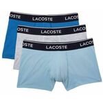 Bokserice Lacoste Casual Cotton Stretch Boxer 3P - blue/china gray