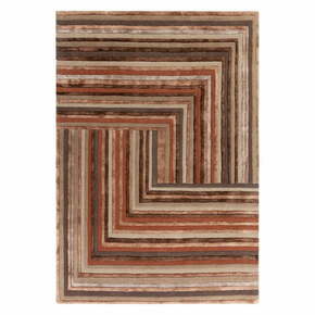 Ciglasti vuneni tepih 200x300 cm Network Terracotta – Asiatic Carpets