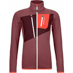 Ortovox Fleece Grid Jacket W Mountain Rose S Majica s kapuljačom na otvorenom