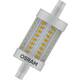OSRAM 4058075432512 LED Energetska učinkovitost 2021 E (A - G) R7s oblik bata 8.5 W = 75 W toplo bijela (Ø x D) 29 mm x 78 mm 1 St.