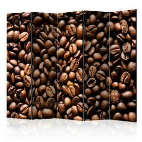 Paravan u 5 dijelova - Roasted coffee beans II [Room Dividers] 225x172