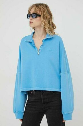 ADIDAS ORIGINALS Sweater majica 'Essentials+' akvamarin