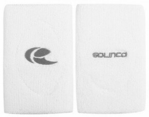Znojnik za ruku Solinco Wristband Double Wide - white