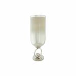 Vase DKD Home Decor Champagne Crystal Aluminium (15 x 15 x 44 cm)