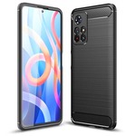 TECH-PROTECT TPUCARBON MASKA ZA XIAOMI REDMI NOTE 11S 5G / POCO M4 PRO 5G CRNA