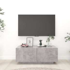 vidaXL TV ormarić siva boja betona 100 x 35 x 40 cm od iverice
