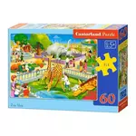 Castorland puzzle 60 komada posjet zoološkom vrtu