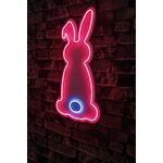 Ukrasna plastična LED rasvjeta, Rabbit - Pink, Blue