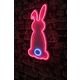 Ukrasna plastična LED rasvjeta, Rabbit - Pink, Blue