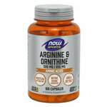NOW Foods Arginine &amp; Ornithine 500 mg / 250 mg 100 kaps.