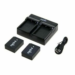 Jupio KIT 2x Battery NP-W126 + USB Duo Charger komplet punjač i dvije baterije za Fujifilm Fuji FinePix T500