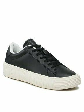 Tenisice Tommy Jeans Leather Outsole EM0EM01213 Black BDS