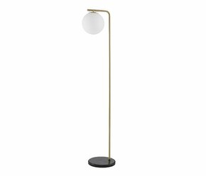 NOVA LUCE 9136702 | Alvarez Nova Luce podna svjetiljka 140cm s prekidačem 1x E27 zlato mat