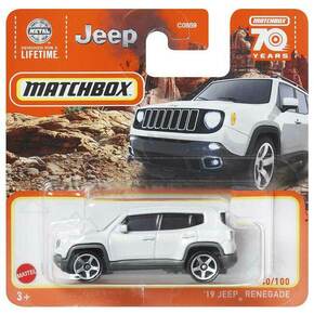 Matchbox: 19 Jeep Renegade model autić 1/64 - Mattel