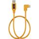 Alati za povezivanje USB 3.0 na USB-C adapter adapter Pigtail 50cm Tether Tools USB kabel 0.50 m narančasta