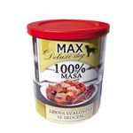 FALCO MAX Deluxe konzerve za odrasle pse, s nemasnim komadima mesa i srcima, 8x 800 g