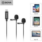 BOYA BY-M3D Dual Lavalier microphone (Android)